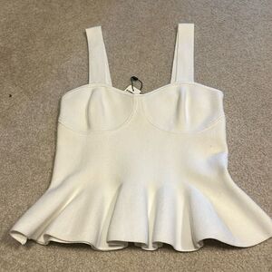 Express peplum top NEW